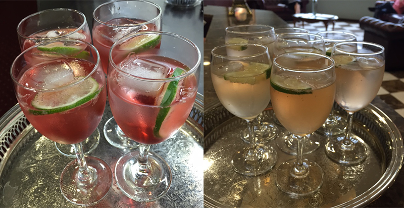 pink lemonade prepared by palacio team