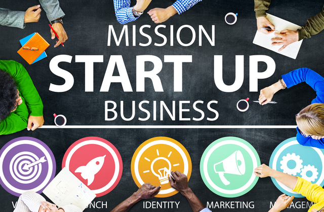 Mission Start Up Business Launch Team Success Concept