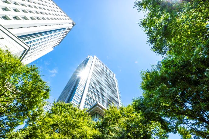 サーブコープが入居する一等地オフィスビル外観