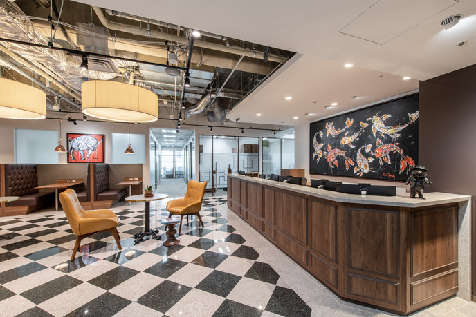 サーブコープ東京駅 - YANMAR TOKYOのラウンジ