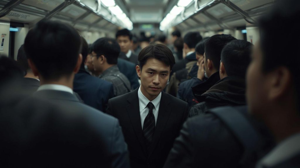 長い通勤時間といった構造的課題に直面しているビジネスパーソン