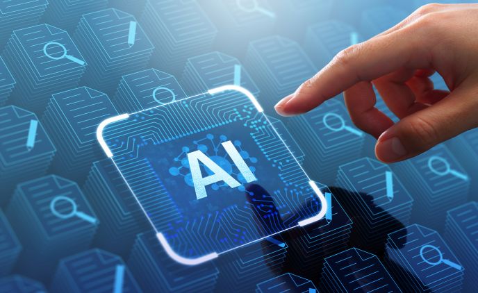 AI技術を使って開発されたビジネスサービスのイメージ