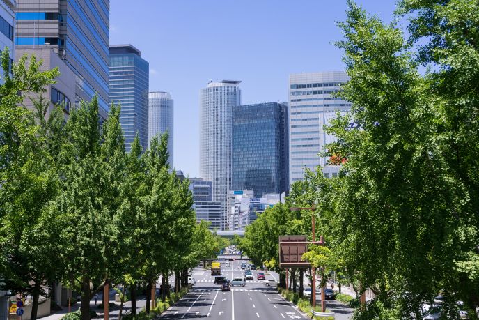 丸の内（名古屋駅周辺）エリアの外観