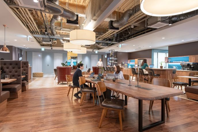 サーブコープ、バーチャルオフィスも利用できる東宝日比谷プロムナード拠点のコワーキングペースのイメージ